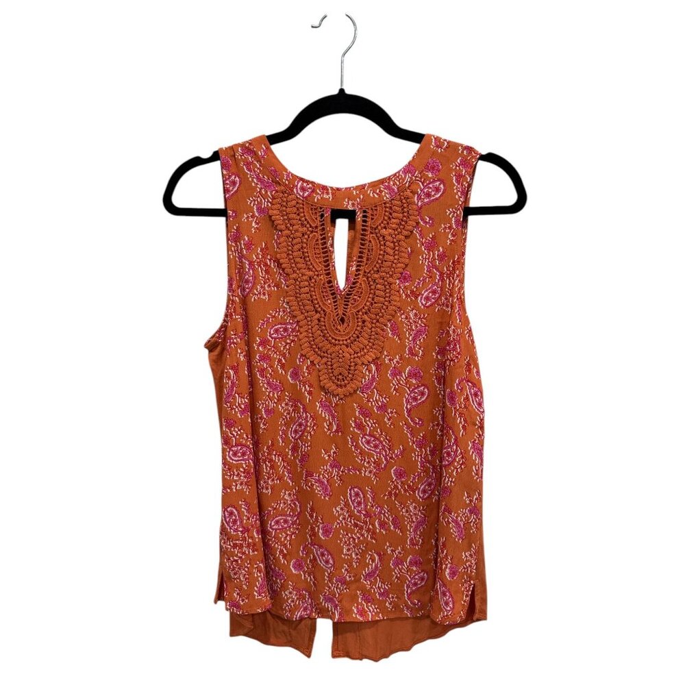 DANIEL RAINN Women Floral Orange Blouse PS